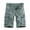 Gray, variant on IROINNID Cargo Shorts for Men Summer Outdoors Solid Color Button Pocket Sport Shorts Pants,Olive Green