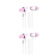 thumbnail image 3 of Seitruly Auricular con cable en el oído Cancelación de ruido Auriculares para teléfonos inteligentes Rose + Red rosa+rojo 2piezas, 3 of 6