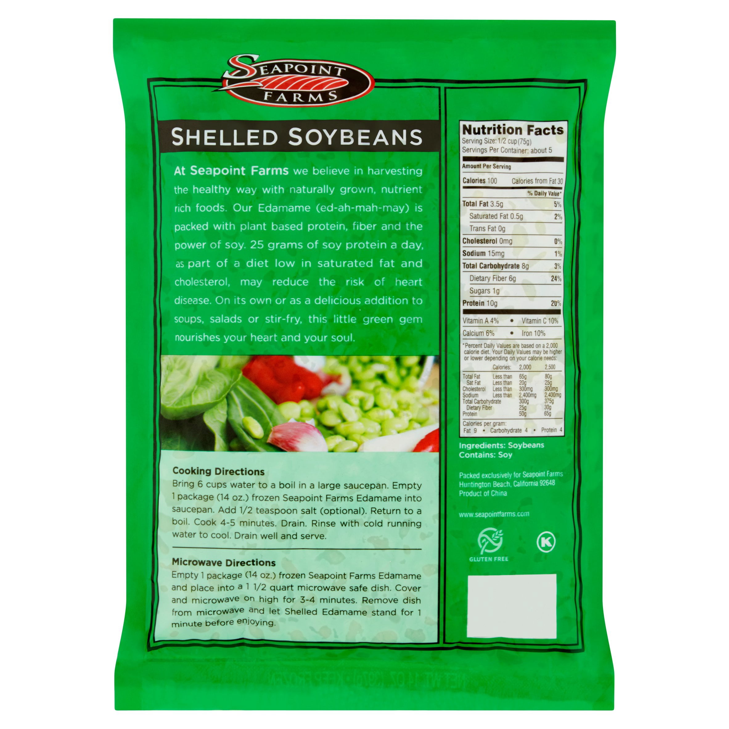 Seapoint Farms Shelled Edamame Bag 14oz