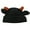 Black, variant on Cute Ears Woolen Hat Horns Beanie Hat Fall Winter Must-have Item for Women Girl