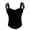 black, variant on Velvet Corset Tank Top for Women, Zipper Bustier with Boning, Slim Fit Shapewear Camisole, Wear to Party, Club, Layering