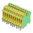 thumbnail image 5 of 50Pcs DIN Rail Mount Terminal 2 Channel Side Wiring Grounding Terminals Block 34A USLKG‑5, 5 of 5