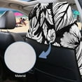 thumbnail image 5 of KUIFORTI Palm Leaf Car Seat Cover Front Seat & High Absorbency Running Towel - Performance Microfiber Automotive Seat Covers for Trucks, SUVs, Sedans (Hot Yoga, Gym, Sports Accessories), 5 of 8