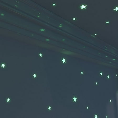 Glow Star Moon Wall Stickers For Kids Room Decal Ceiling