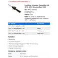 thumbnail image 2 of Front Strut Assembly - Compatible with 2010 - 2013 Mercedes-Benz C300 2011 2012, 2 of 2