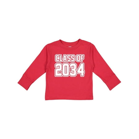 

Inktastic class of 2034 Gift Toddler Boy or Toddler Girl Long Sleeve T-Shirt