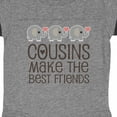 thumbnail image 3 of Inktastic Cousins Make the Best Friends Boys or Girls Baby Bodysuit, 3 of 4