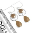 thumbnail image 3 of Smoky Topaz Women Jewelry 925 Sterling Silver Earring, 3 of 4