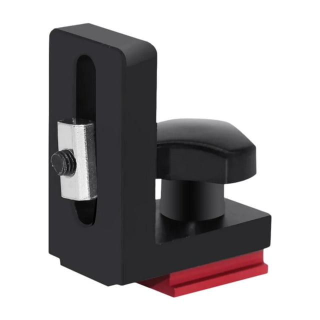 Tope de guía de inglete tipo 30, conector de calibre de inglete con ranura en T de aleación de aluminio, herramienta de bricolaje para carpintería Negro