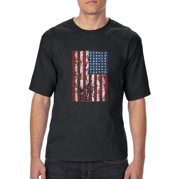IWPF - Big Men's T-Shirt - American Flag 4th of July