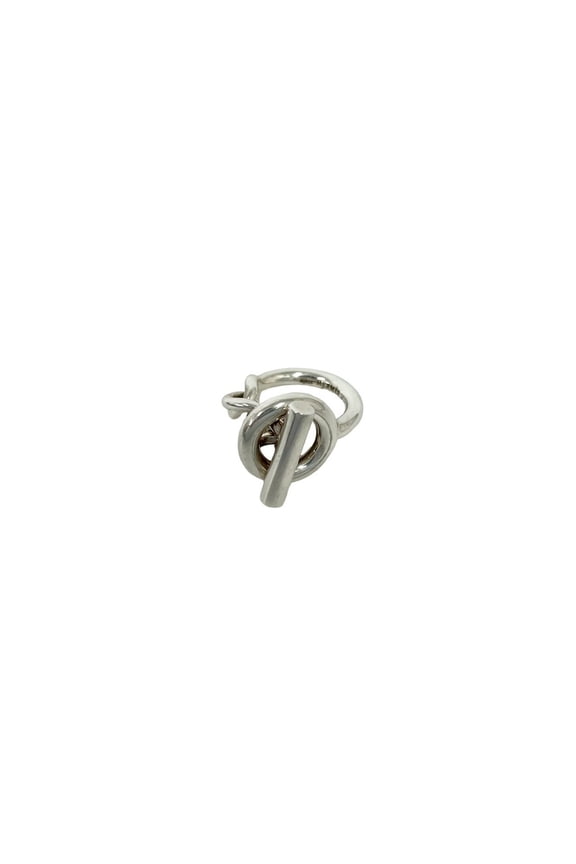 Pre-Owned HERMES Croisette Ring, Sterling Silver 925, Accessory, Men's & Women's, Silver, 35464