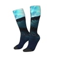 thumbnail image 2 of Bingfone Compression Socks for Women and Men Long Socks for Running Athletic Cycling Nurse-Undersea Shark, 2 of 8