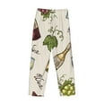 thumbnail image 5 of Disketp Grapes Bbottles Wine Men'S Pajama Pants - Ultra Soft Fleece Sleep And Lounge Pants (Size: S-Xxl), 5 of 9