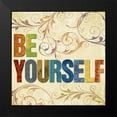 thumbnail image 2 of Medley, Elizabeth 12x12 Black Modern Framed Museum Art Print Titled - Be Yourself, 2 of 5