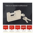 thumbnail image 4 of 2 Piezas Candados Cortina Extra Seguridad (70mm) Antirrobo beige, 4 of 4