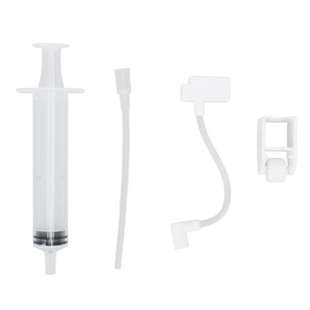 Cartucho de microagujas de titanio y vanadio, jeringa desechable, tubo de conexión, rodillo, juego de cartuchos de microagujas