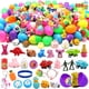 thumbnail image 1 of Huevos de Pascua precargados JOYIN, 200 unidades, con juguetes y pegatinas, 1 of 8