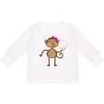 thumbnail image 3 of Inktastic Cute Volleyball Girl Monkey Girls Long Sleeve Toddler T-Shirt, 3 of 5