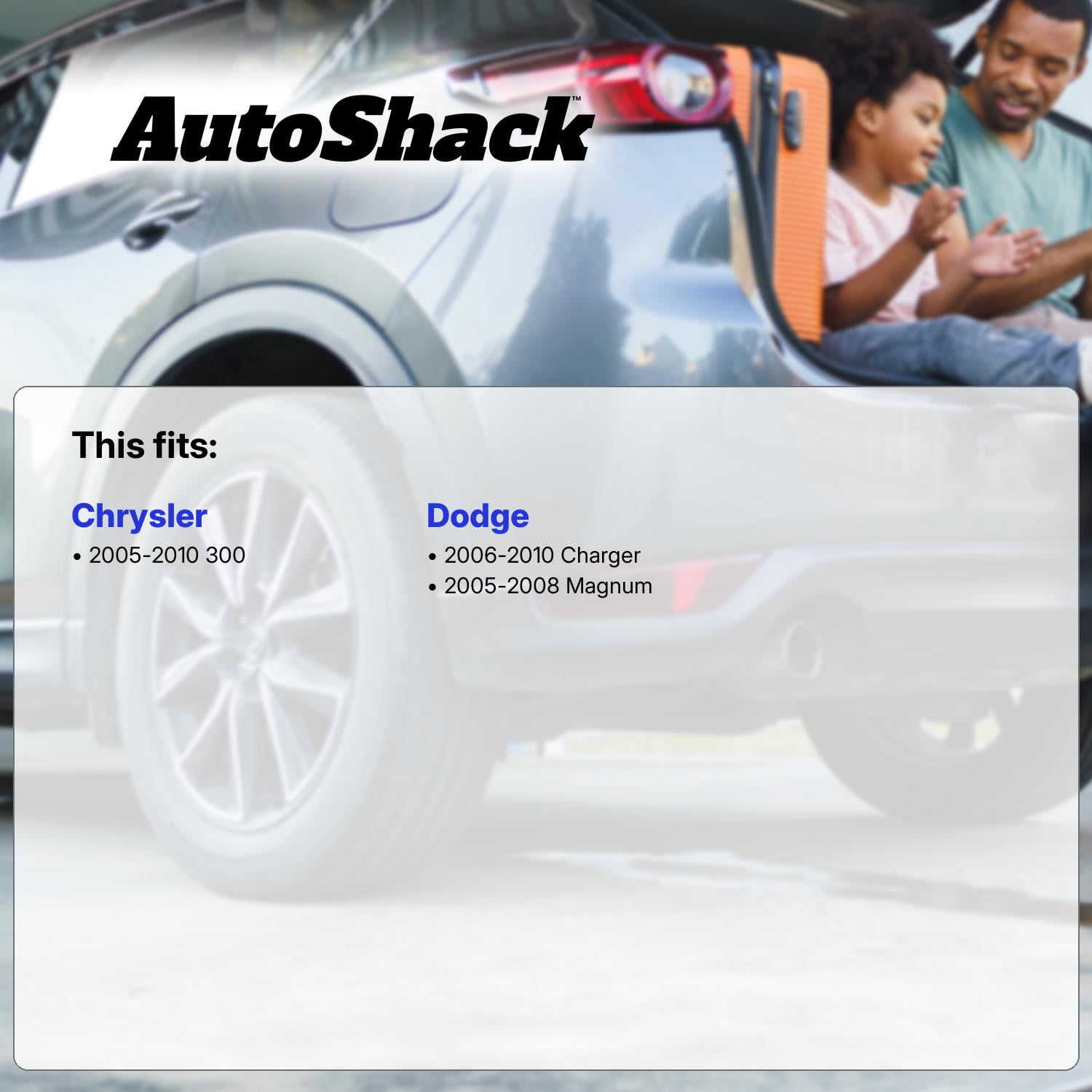 AutoShack Front Complete Strut and Coil Spring & Front Upper Control Arms and Ball Joint with Bushings for Chrysler & Dodge, 300 2005-2010 Charger 2006-2010 Magnum 2005-2008, RWD V6 2.7L 3.5L V8 5.7L