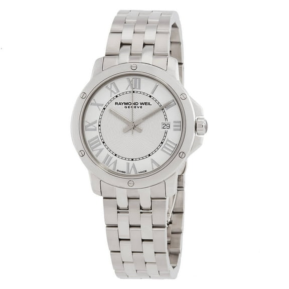 Raymond Weil Tango Quartz White Dial Men's Watch 5591-ST-00308