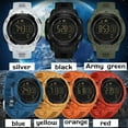 thumbnail image 7 of findtime Step Counter Fitness Tracker Watches for Men, Men's Digital Sports Watch IP68 Waterproof with Pedometer Calorie Dual Time Countdown Stopwatch, Tactical Military Outdoor Survival Hiking, 7 of 7