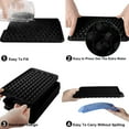 thumbnail image 4 of WIBIMEN Mini Ice Cube Trays, Upgraded Small 104x4 Ice Cube Tray for Chilling Drinks and Juices - Easy Release, Black Trays with Ice Bin and Scoop (4 Pack), 4 of 6