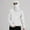 White, variant on Men's Balaclava Hoodie Winter Half Zipper Hooded Sweatshirt with Pocket Wind Resistant Athletic Coat
