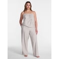 thumbnail image 2 of Joyspun Women's Poplin Pajama Pants, 31'' Inseam, Sizes XS-3X, 2 of 6