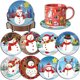 thumbnail image 1 of (BD237) Juego Posavasos Con Forma Diamante para Manualidades Muñeco Nieve Navideño (posavasos Acrílico + Tapete Corcho + Estante Almacenamiento 8 Piezas), 1 of 7