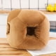thumbnail image 4 of Advancent Almohada de descanso para dormir, almohadas suaves y cómodas de algodón para el cuello, sofá de escolar, cojín para estudiantes, Suministros térmicos Marron oscuro, 4 of 6