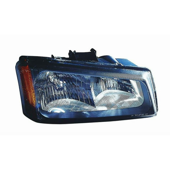 KAI New CAPA Certified Standard Replacement Passenger Side Headlight Assembly, Fits 2003-2006 Chevrolet Avalanche