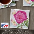 thumbnail image 2 of Thirstystone "Botanical Peony" Single Tumbled Tile Coaster, 2 of 7