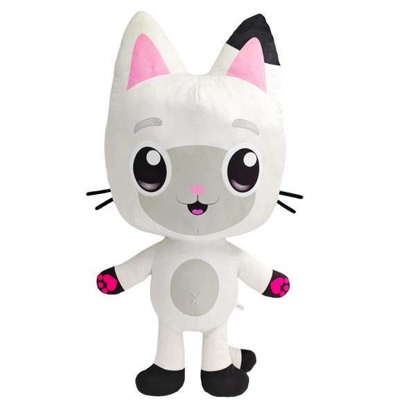 Gabby's Dollhouse: The Movie, Jumbo Pandy Paws Plush Toy with Super-Soft Fur, Kids Toys for Girls & Boys Ages 3 and up