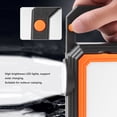 thumbnail image 4 of Foldable Dual-Sided Solar Camping Lantern for Outdoor Emergency - Orange, 4 of 5