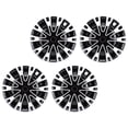 thumbnail image 1 of 16 Inch Universal Snap On ABS Hubcaps R16 Hub Caps Kit Stylish Vehicle Protector Lightweight Easy Installation for Various Car Models SUV Truck, 1 of 7