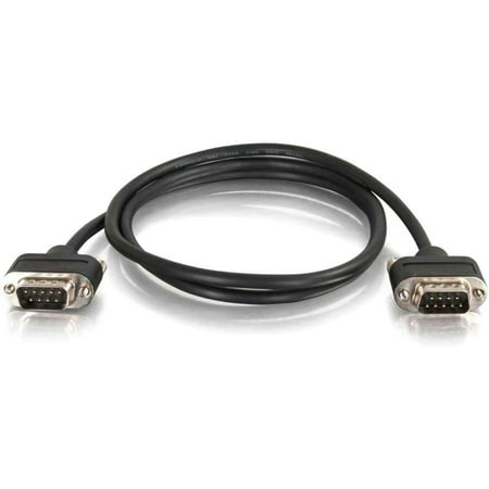 C2g 3ft Cmg-rated Db9 Low Profile Null Modem M-m - Serial For Modem - 3 Ft - 1 X Db-9 Male Serial - 1 X Db-9 Male Serial - Shielding - Black (Best Rated Cable Modem)