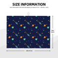 thumbnail image 2 of Honeii Space Galaxy Print Kitchen Drying Mat Coffee Bar Mat Hide Stain Coffee Maker Mat for Countertops Coffee Pot Dish Drying Mat, 2 of 7