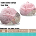 thumbnail image 4 of Funda para puf Kisoy Fluffy para almacenamiento de animales de peluche, 4 of 7