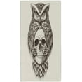 thumbnail image 2 of Owl Skull Beach Towel Microfiber Thin Lightweight Beach Towel 31"x61" Large Soft Long Pool Towel Lightweight Towel Blanket for Beach Swim Gym Quick Dry Bath Sheet Towel, 2 of 14