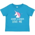 thumbnail image 3 of Inktastic Grammy and Grandpa Love Me Girl Unicorn Girls Baby T-Shirt, 3 of 5