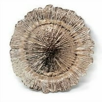 Allgala 13-Inch -Pack Heavy Quality Round Charger Plates-Reed Rose Gold-HD80333