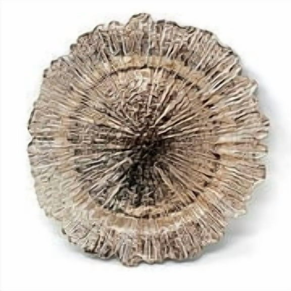 Allgala 13-Inch -Pack Heavy Quality Round Charger Plates-Reed Rose Gold-HD80333