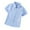 Blue, variant on AJTQTH Boys School Uniform Suit Shirts for Toddler Kids Teens Cute Solid Color Clothes Classic Collar Short-Sleeved Shirts Blouses with Pocket Beige 4-5 Years
