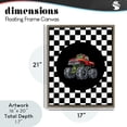 thumbnail image 4 of Stupell Industries Contemporary Monster Truck Dude Brown Floating Frame Canvas Art, 17 x 21, by Kim Allen, 4 of 8