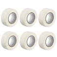 thumbnail image 1 of Uxcell 6Pcs 25mm 1 inch Wide 20m 21 Yards Cinta de Enmascarar para Pintores Rollos Blancos, 1 of 5