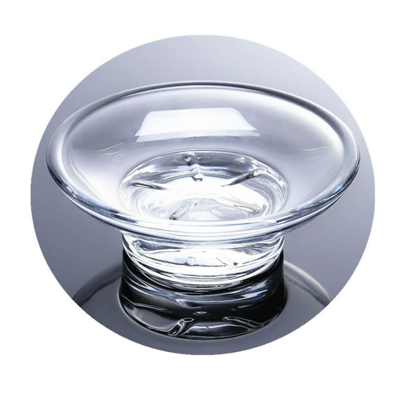Magionline Essentials Glass Soap Dish