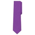 thumbnail image 2 of Jacob Alexander Polka Dot Print Extra Long Neck Tie for Big and Tall Men - Purple, 2 of 7