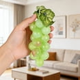 thumbnail image 1 of Outdor Realistic Grape Bunch Desktop Ornament Decorative Faux Fruit Display For Home Kitchen Centerpiece, 1 of 5