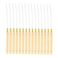 thumbnail image 5 of HONITANO Hair Extension Tool Latch Hook Hair Wooden Loop Needle Khaki 15Pcs 8.45X0.39X0.39in, 5 of 8