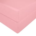 thumbnail image 4 of Ntbay 2 Pack 100% Brushed Microfiber Fitted Crib Sheets, Ultra Cozy and Soft Crib Sheet for Standard Crib and Toddler Mattresses, Boys, Girls, Unisex, 28" x 52", Pink, 4 of 5
